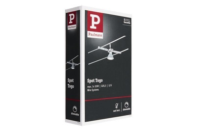 Paulmann, Paulmann Togo Niedervolt-Seilsystem-Leuchte EEK: abhängig v. Leuchtmittel (A++ - E) Universell GU5.3 10 W LED Chrom, Paulmann Togo Niedervolt-Seilsystem-Leuchte Universell GU5.3 10 W LED Chrom