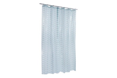 MSV, MSV Duschvorhang PVC, Duschvorhang PVC Grau | 180 × 200 cm