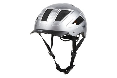 ABUS, ABUS Hyban 2.0 Signal Helm signal silver 2020 L | 56-61cm Trekking & City Helme, ABUS Velohelm Hyban 2.0 - Signal Silver (Grösse: L (56-61 cm))