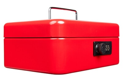 undefined, Geldkassette MONEY 5020 C Rot, Burg-Wächter Geldkassette Money 5020 C Rot | 20 × 16 cm
