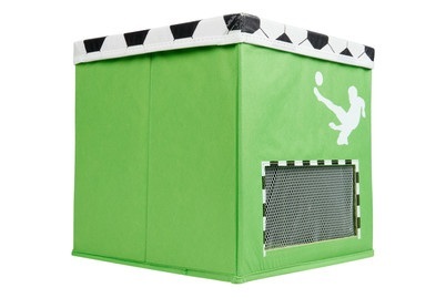 STORE IT, STORE-IT Fussballkiste mit Tornetz, Fussballkiste mit Tornetz Grün | 33 cm