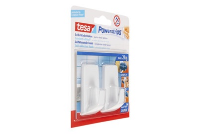 Tesa, tesa Haken Powerstrips LARGE, tesa Haken Powerstrips LARGE Rechteckig Weiss, 2 kg