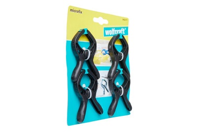 Wolfcraft, 4 microfix - Federzwingen Wolfcraft 3432000, Wolfcraft Federzwinge | 4 ×