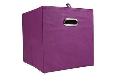 undefined, Aufbewahrungsbox, Aufbewahrungsbox Polypropylen Violett | 32 × 32 × 32 cm