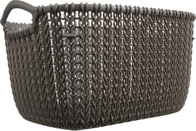 Curver, CURVER Korb KNIT S, Curver Aufbewahrungskorb Knit | 17.2 × 22.4 × 29.6 | 8 l