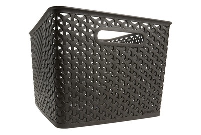 Curver, CURVER Korb MYSTYLE, Curver Korb Mystyle Dunkelbraun | 22 × 30 × 36 cm | 18 l