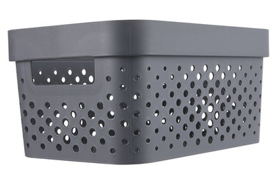 Curver, CURVER Box INFINITY ECO, Curver Box Infinity ECO Dunkelgrau | 12.3 × 17.5 × 26 cm | 4.5 l