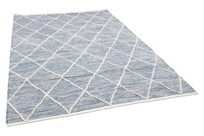 undefined, Teppich PANTIN, Teppich Pantin Blau | 0.7 × 1.4 m