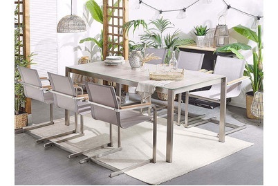 Beliani, Beliani COSOLETO Gartenstuhl-Set, 