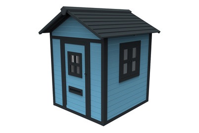 undefined, Kinderspielhaus Aline blau, Colibri Spielhaus Aline Blau-Holz