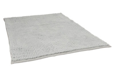 NoName, Badteppich Chenille, chenille badteppich 50x80cm hellgrau