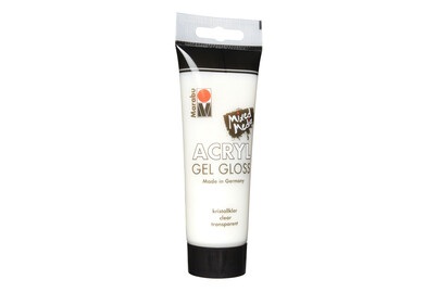 Marabu, MARABU Acrylgel, Marabu Acrylgel Gel Gloss 100 ml, Weiss