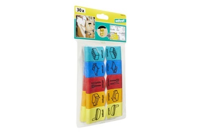 Wolfcraft, Umzugsclips Wolfcraft 5545000 30 St., Wolfcraft Markierungsclips Umzug | 4 Stück