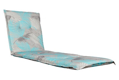 Sun Garden, Kissen Naxos Liege Feder blau-grau, 