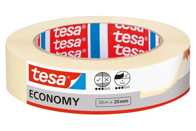 Tesa, TESA Abdeckband 25mmx50m 527800000, Tesa Abdeckband, 25mm x 50m, 05278-00000
