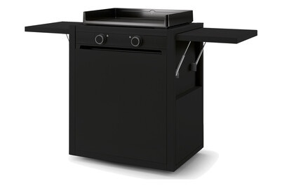 Forge Adour, Forge Adour Rollwagen Modern 60, Stahl, geschlossen, schwarz, Forge Adour Rollwagen Modern 60 Schwarz