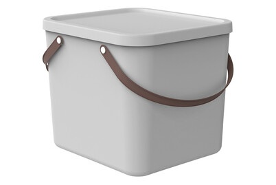 Rotho, ROTHO - Aufbewahrungsbox ALBULA - weiss - recyceltes Material - 36/40/34 cm, ROTHO Aufbewahrungsbox »W 40 l ALBULA«, (1 St.)