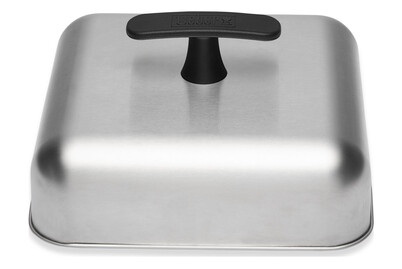 Weber, Haube für Grillplatten, Weber 6783 Haube für Grillplatte Edelstahl