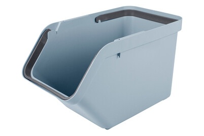 Sunware, Sorting Unit 30L hellblau, Transportbox Sunware® Sigma Home, Volumen 30 l, klappbare Handgriffe, L 493 x B 270 x H 298 mm, Recycling-Polypropylen, blau