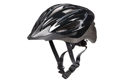 GO ON Velohelm Budget S, 52-55 cm, schwarz