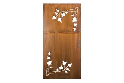 Nouvel, Paravent Hedera 200 x 100 cm rost, Nouvel Paravent Hedera Rost | 2 × 1 m