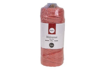 Makramee Garn, 3mm ø, ca. 210g, Rolle 70m