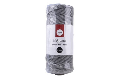 Makramee Garn, 3mm ø, ca. 210g, Rolle 70m