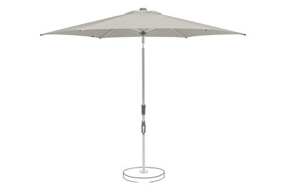 Suncomfort by Glatz, Suncomfort by Glatz Sonnenschirm Slide 250 cm Light Grey, Suncomfort Mittelmastschirm Slide Hellgrau