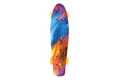 Schildkröt, Retro Skateboard Hurricane Multicolor, Schildkröt - Retro Skateboard Hurricane, Multicolor