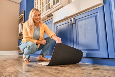 BEST DIRECT, Best Direct Absorbierende Fussmatte Badematte, Rutschfeste Duschmatte, grau