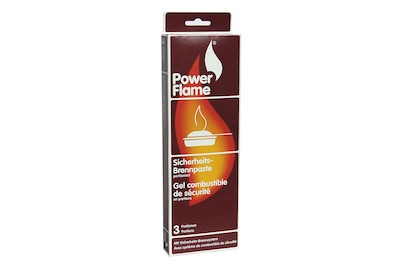 Power Flame, Power Flame - Brennpaste/Gel FONDUE-ACCESS., PowerFlame Sicherheits Brennpaste (3x80g)
