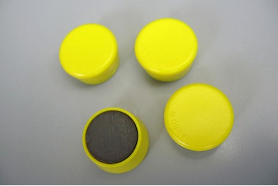 Weitere, Haftmagnet D16 gelb, Haftmagnet Gelb | ? 16 mm | 4 Stück