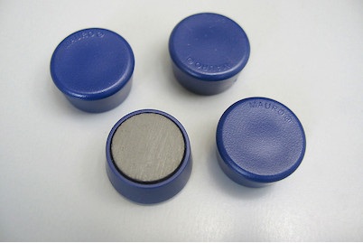 Weitere, Haftmagnet D16 blau, Haftmagnet Blau | ? 16 mm | 4 Stück