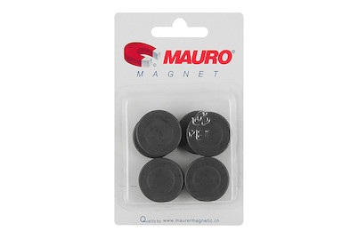 Weitere, Scheibenmagnet 25x5mm, Scheibenmagnet Schwarz | 2.5 × 0.5 cm | 8 Stück