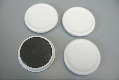 Weitere, Haftmagnet D30 weiss, Haftmagnet Weiss | ? 30 mm | 4 Stück