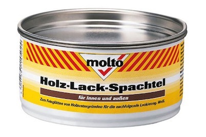 Molto, MOLTO Holz Lack Spachtel innen, Molto Lackspachtel Holz | 400 g
