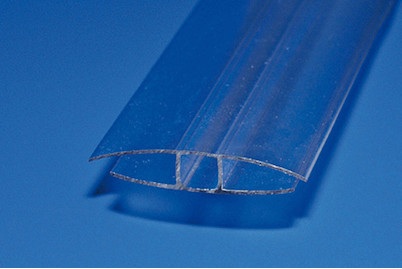 Weitere, H-Profil Polycarbon. 10mm 200cm, H-Profil Polycarbonat | 200 x 1 cm