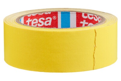 Tesa, TESA PERFECT Gewebeband gelb, Tesa Extra Power, 19mm x 2.75m, gelb, Gewebeband, 56341-00030-03