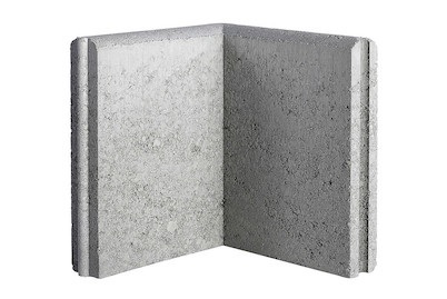 undefined, Stellriemen Eckelement, Eckelement Stellriemen 90° Grau | 25 × 5 × 28 cm