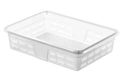 Rotho, Rotho Combi-Korb A5 transparent, ROTHO Briefkorbgraphix 1101200096 255x195x60mm transparent