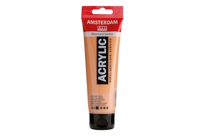 Amsterdam, AMD Akryl 120ML neapelgelb rot, Talens Acrylfarbe Amsterdam, neapelgelb rot, 17092242, (120ml)