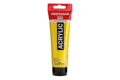 Amsterdam, Amsterdam Acrylfarbe Standard, Talens Acrylfarbe Amsterdam, prim.gelb, 17092752, (120ml)