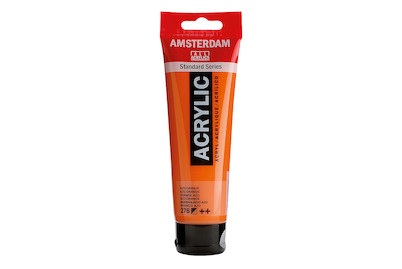 Amsterdam, Amsterdam Acrylfarbe Standard, Talens Acrylfarbe Amsterdam, azo-orange, 17092762, (120ml)
