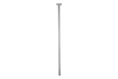 Element-System, Möbelfuss 4-kant L802.5x2.5cm grau, 