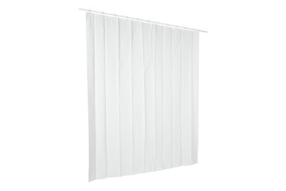 Spirella, SPIRELLA Duschvorhang Plastik BIO, Spirella Duschvorhang Bio Weiss | 180 × 200 cm