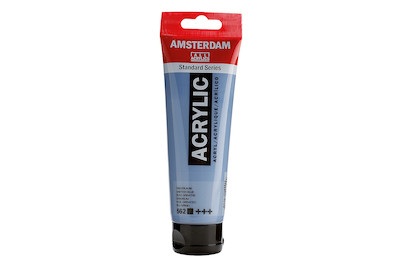 Amsterdam, AMD Akryl 120ML grüngrau, Talens Acrylfarbe Amsterdam, graublau, 17095622, (120ml)