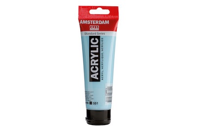 Amsterdam, Amsterdam Acrylfarbe Standard, Talens Acrylfarbe Amsterdam, himmelblau hell, 17095512, (120ml)
