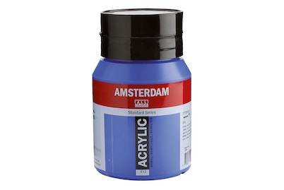 Amsterdam, Amsterdam Acrylfarbe Standard, Talens Akrylfarbe Amsterdam, blau, 512, (500ml)