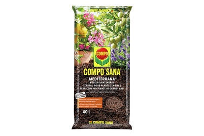 Compo, COMPO Mediterrana, Compo Sana Mediterrana Kübelpflanzenerde| 40 l