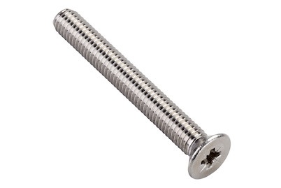 Qualité&Prix, Senk-Metallschr. rostfrei M3x10, Qualité & Prix Senkkopf-Maschinenschraube mit Kreuzschlitz | M3 × 10 mm | 15 Stück